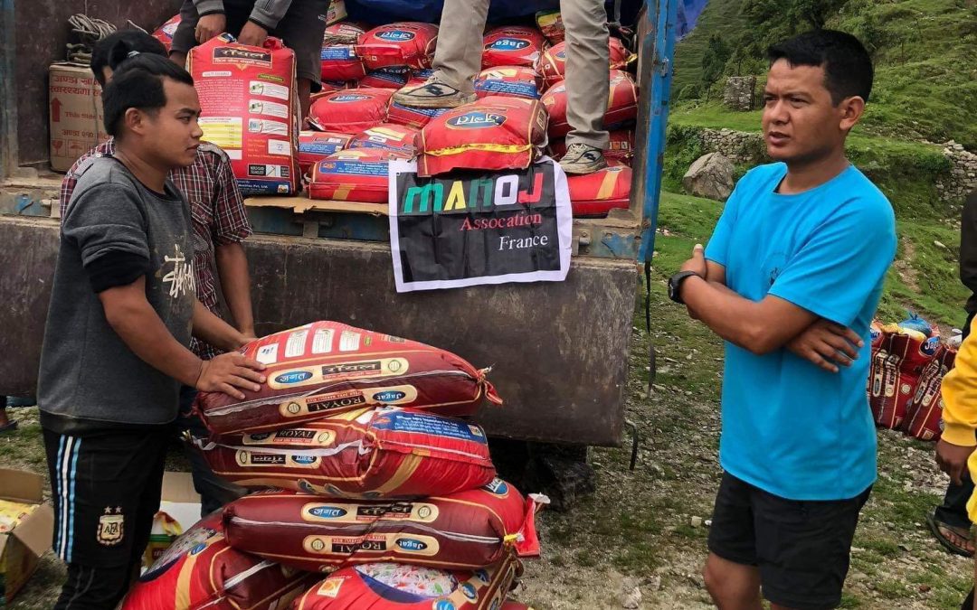 Nouvelles actions : aide financière Nepal Eye Hospital et distribution alimentaire – juillet 2020