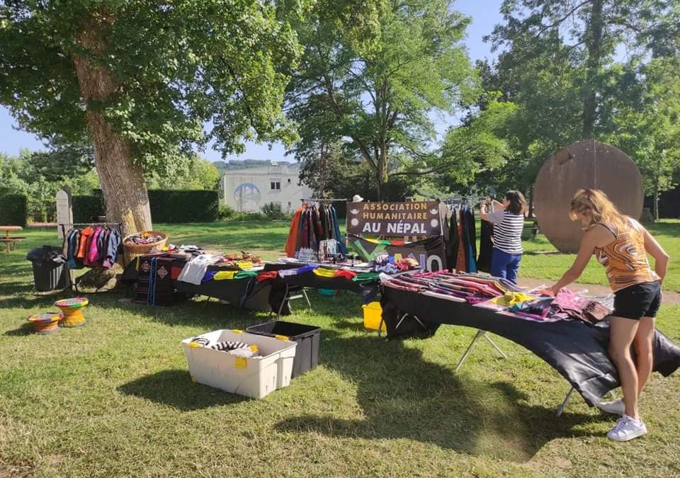 Manoj au Marché des producteurs de Matour – 19/07