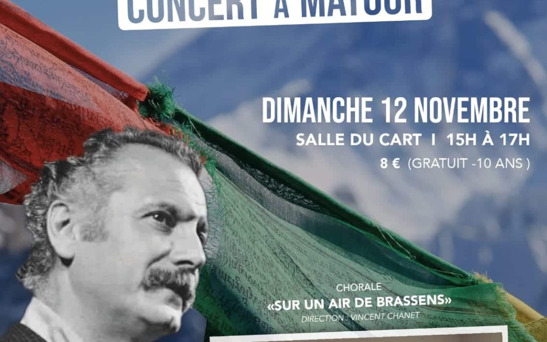 Concert chorale Brassens – Matour 12 nov. 2023 – 15h